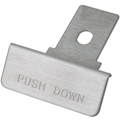 Crathco Non-Contact Handle, Push Type, Stainless Steel