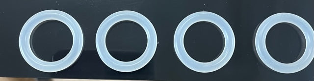 Crathco Tap Piston O-Rings, BLACK, 4 Pieces