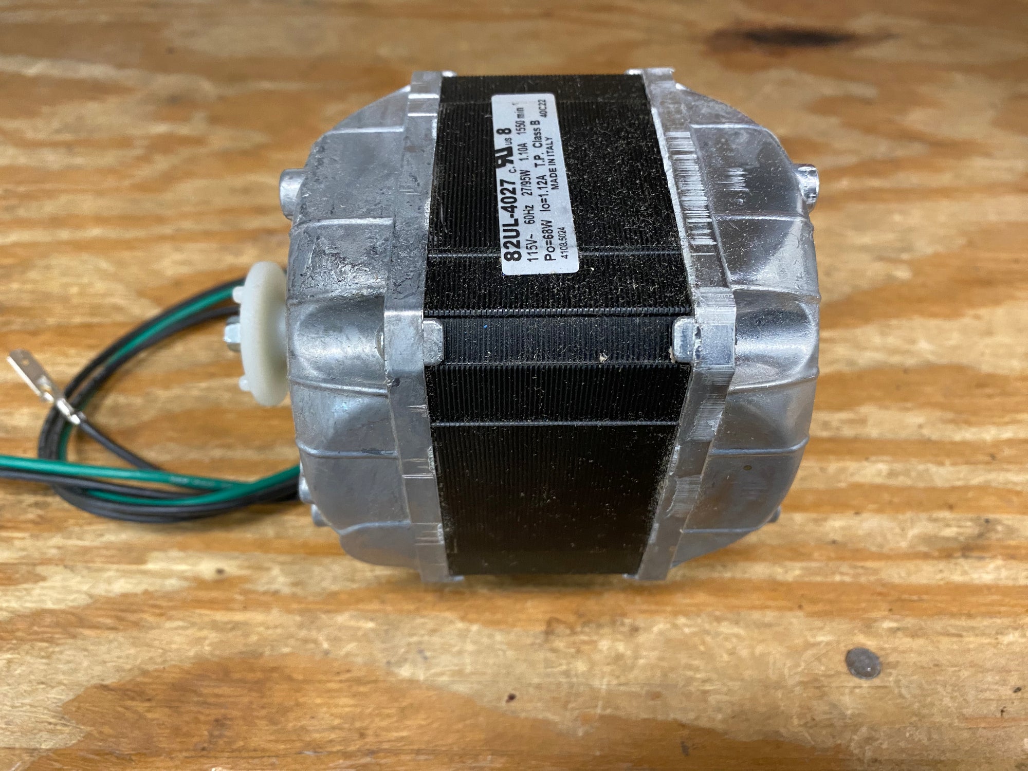 Ventilator Fan Motor EMI 82UL-4027, 115V 60 Hz, 27/95W